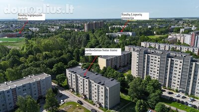 Продается 1 комнатная квартира Šiauliuose, Lieporiuose, V. Grinkevičiaus g.