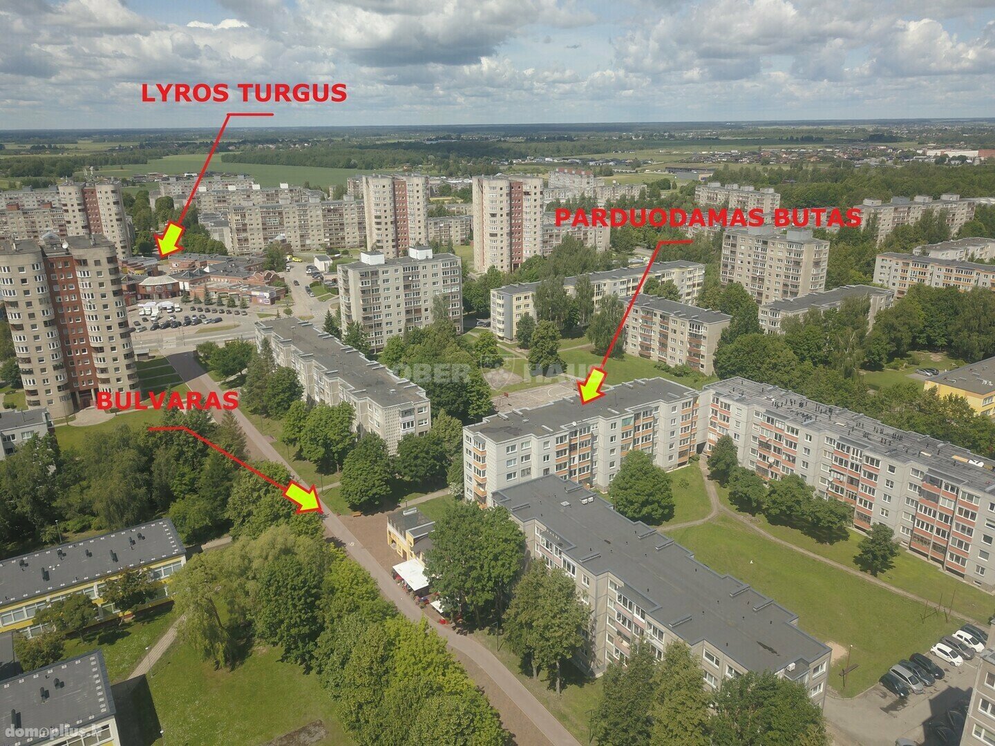 Parduodamas 2 kambarių butas Šiauliuose, Dainiuose, Lyros g.