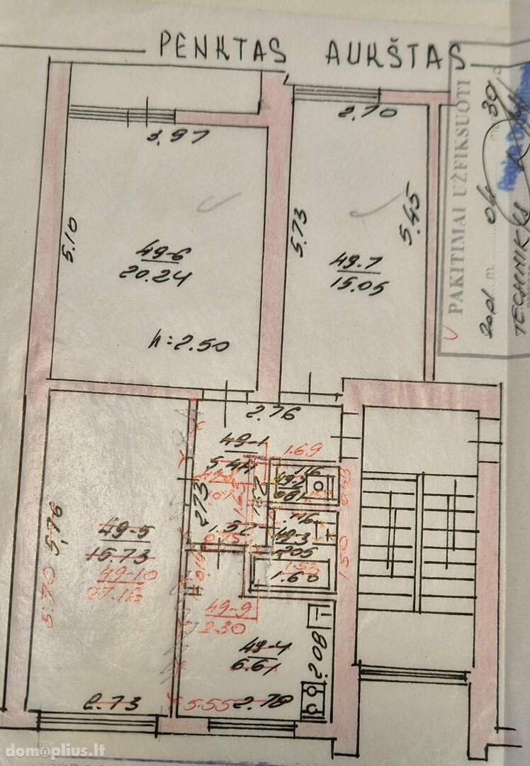 Parduodamas 3 kambarių butas Klaipėdoje, Baltijos, Baltijos pr.