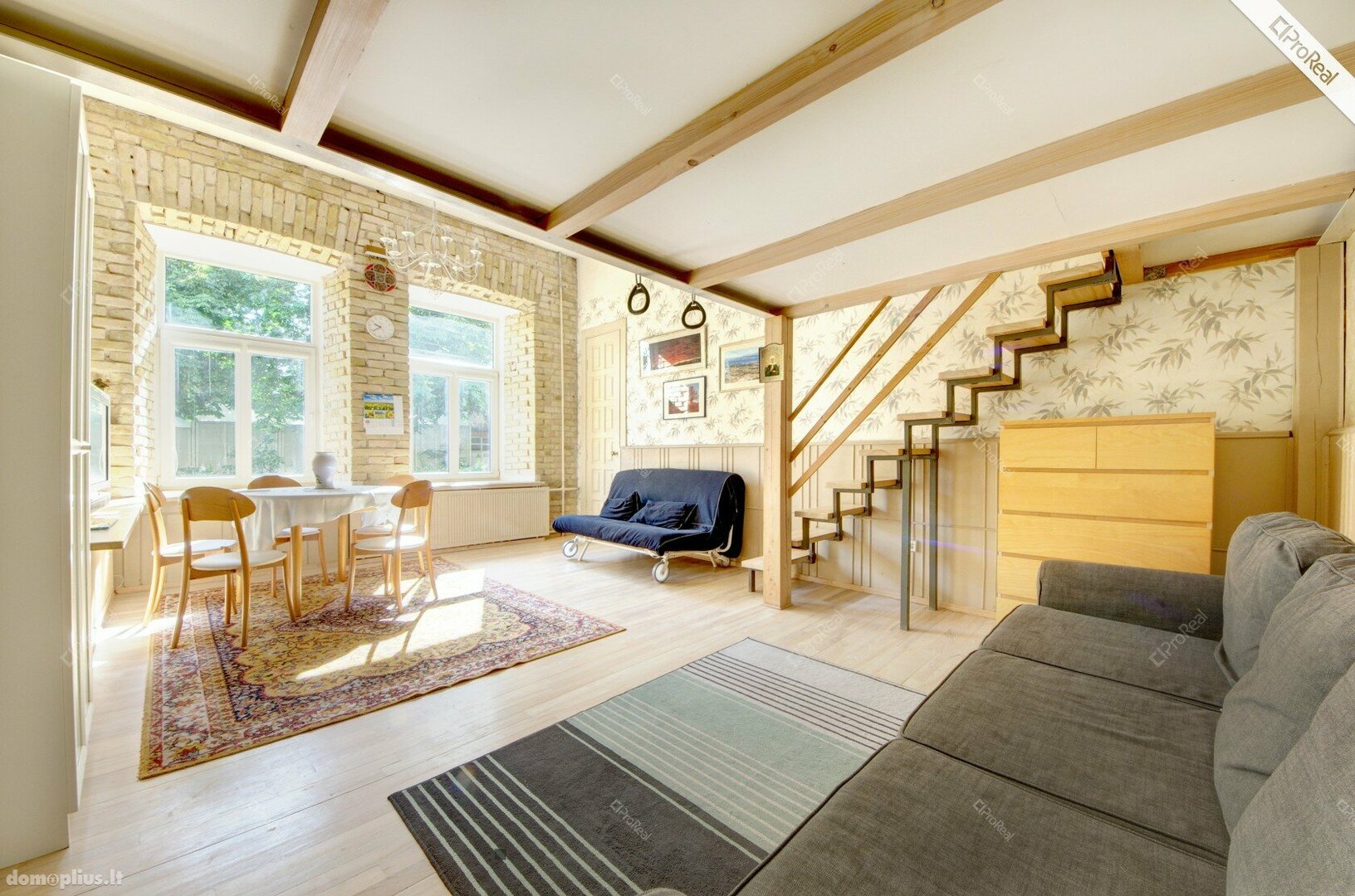 2 rooms apartment for rent Vilniuje, Naujamiestyje, Algirdo g.