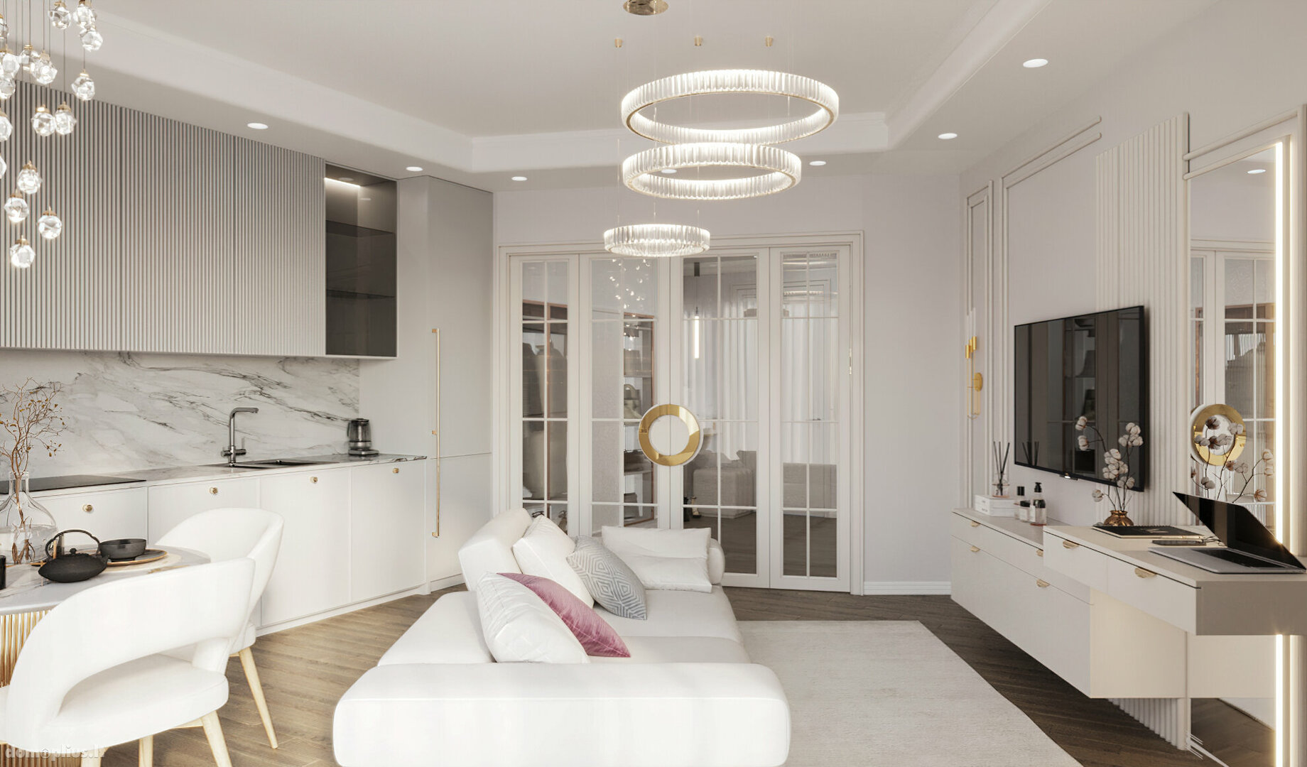 Продается 1 комнатная квартира Кипр, Kyrenia