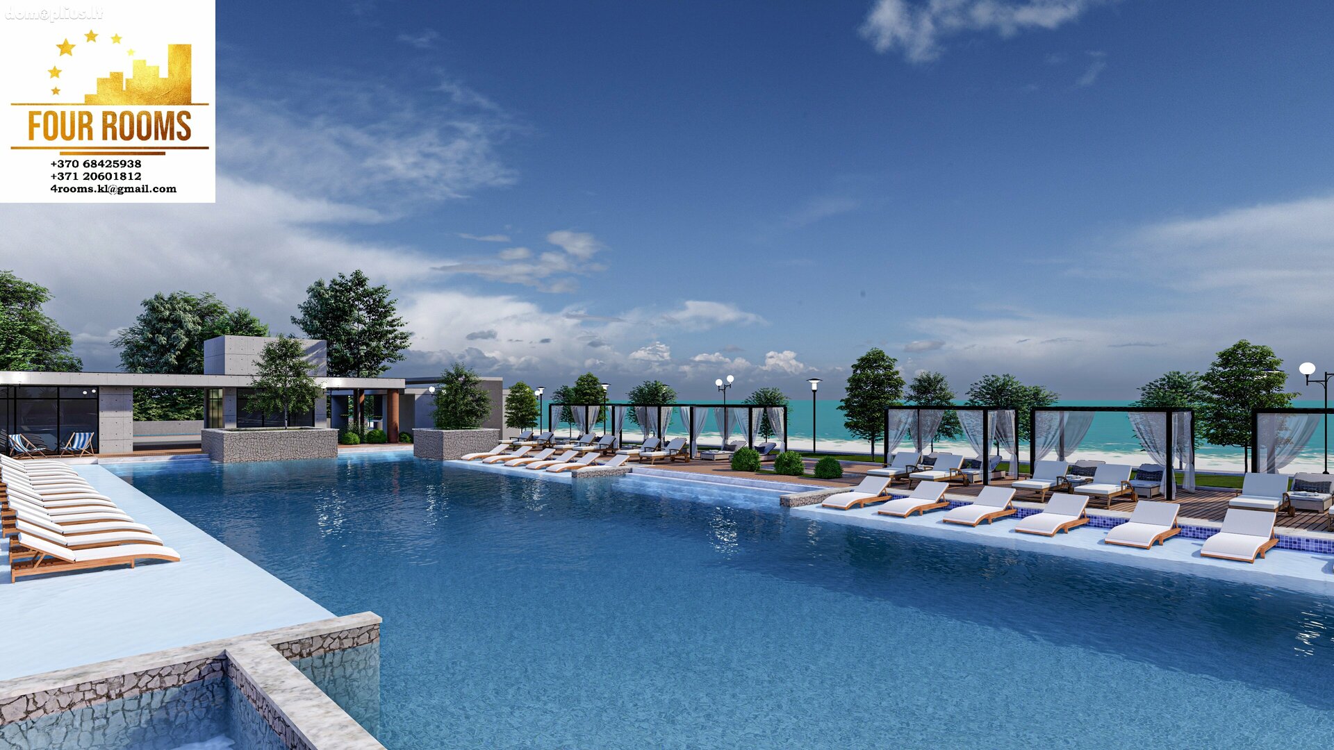 Parduodamas 1 kambario butas Kipre, Kyrenia