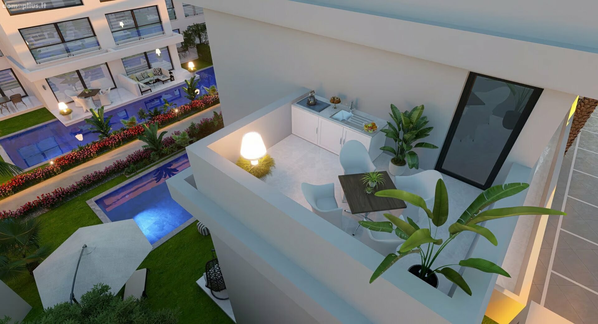 Продается 1 комнатная квартира Кипр, Famagusta