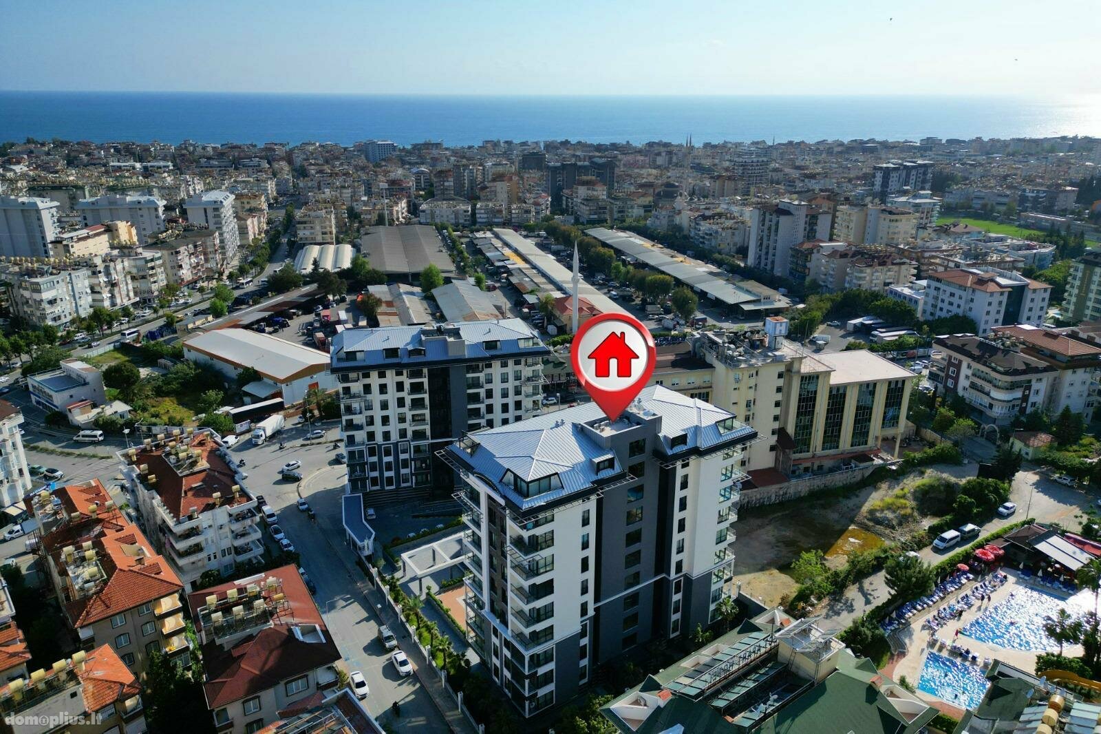 Parduodamas 2 kambarių butas Turkijoje, Alanya