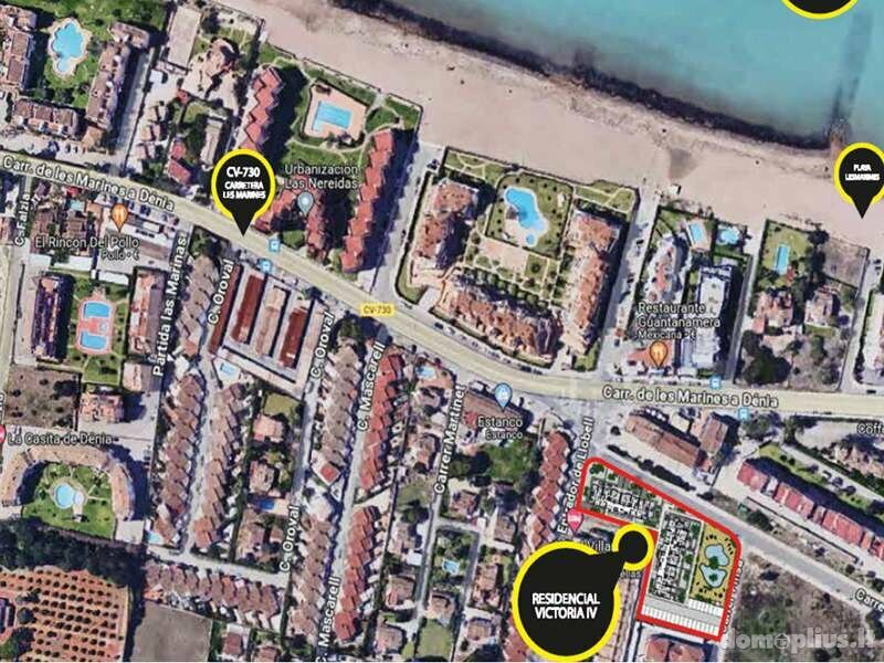 Parduodamas 3 kambarių butas Ispanijoje, Denia