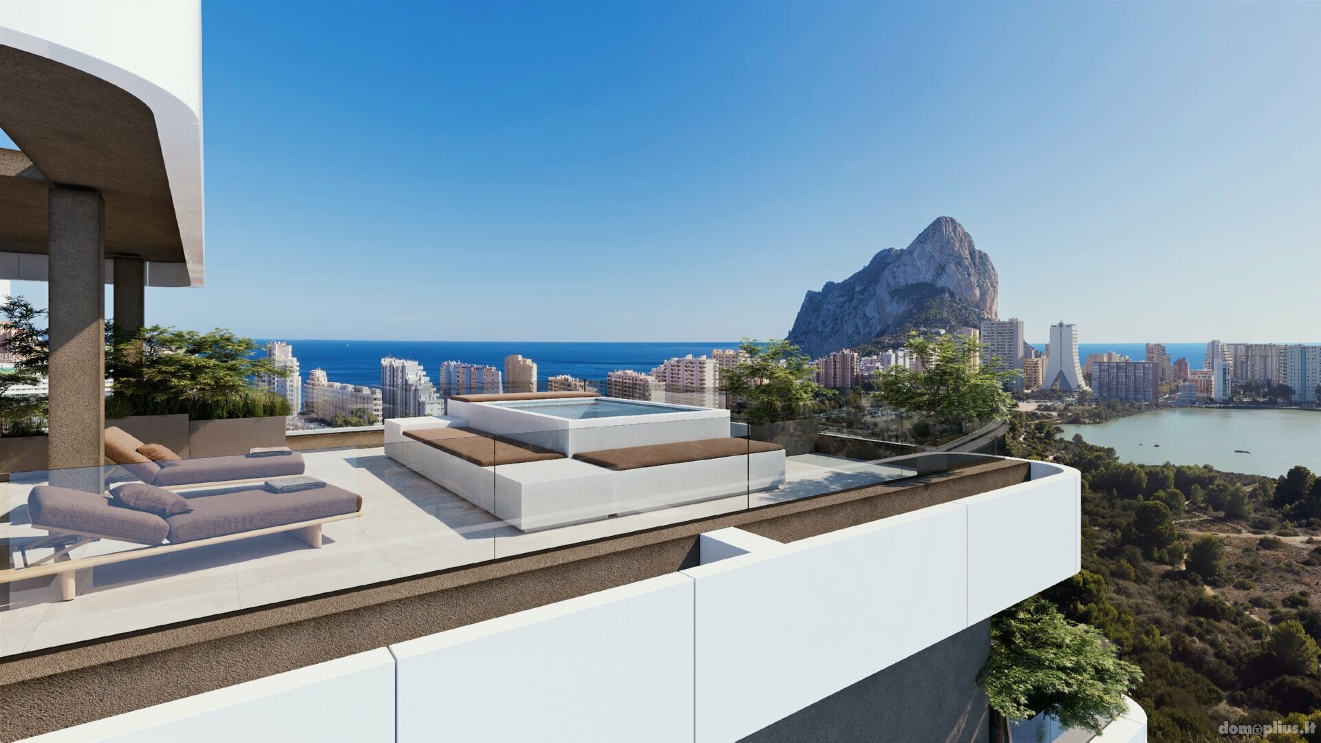 Parduodamas 3 kambarių butas Ispanijoje, Calpe