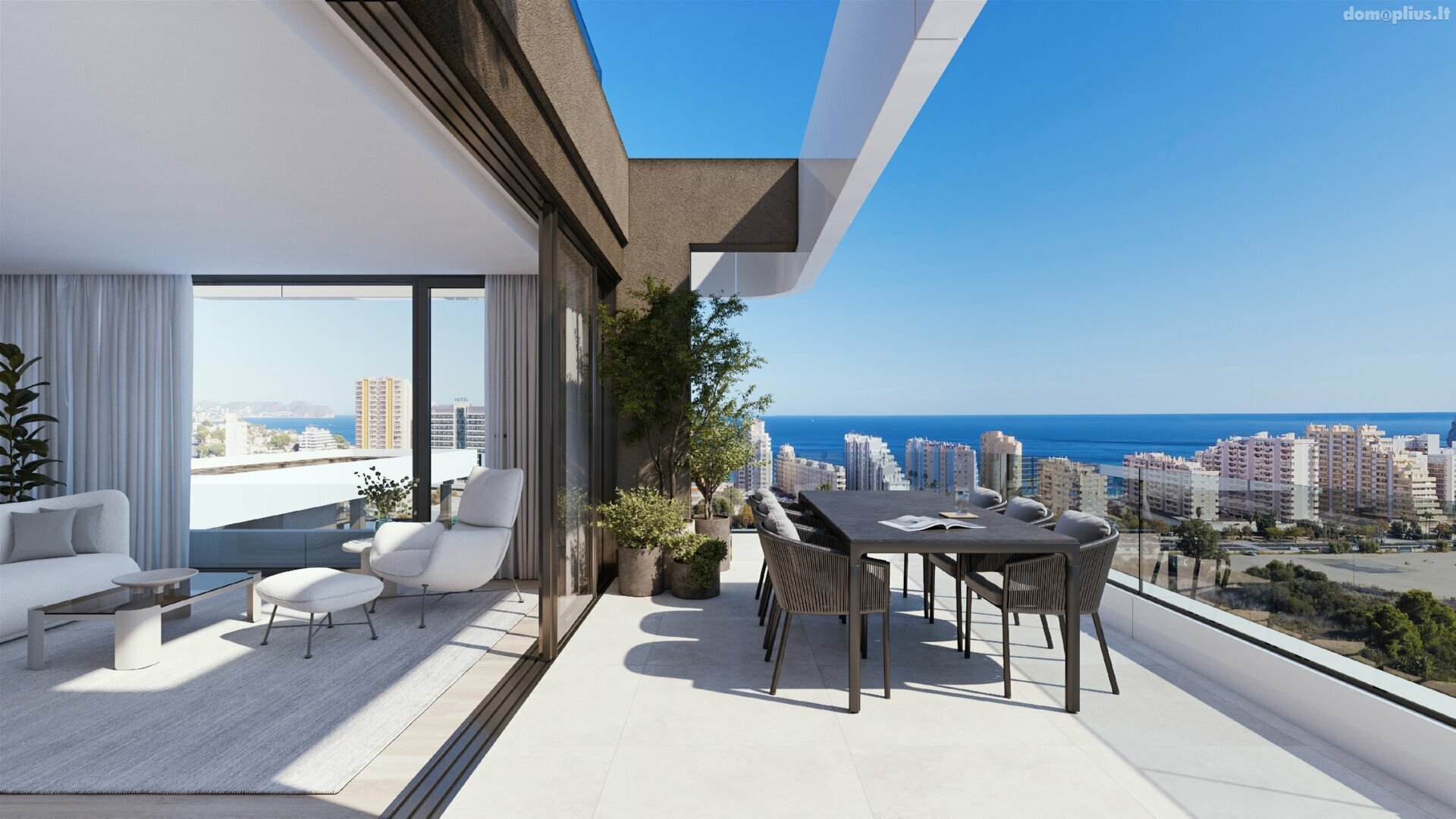 Parduodamas 3 kambarių butas Ispanijoje, Calpe