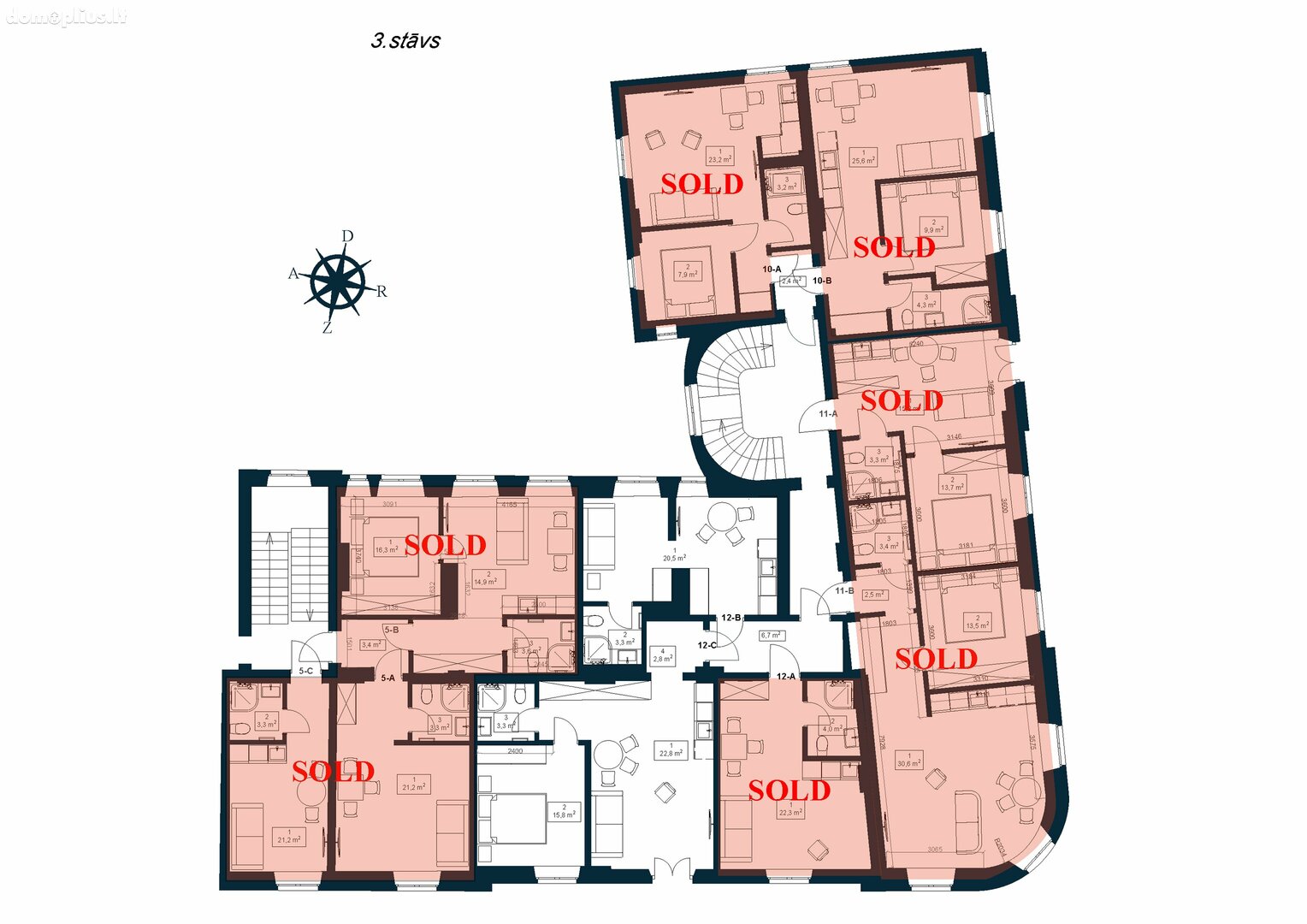 Продается 2 комнатная квартира Латвия, Jūrmala