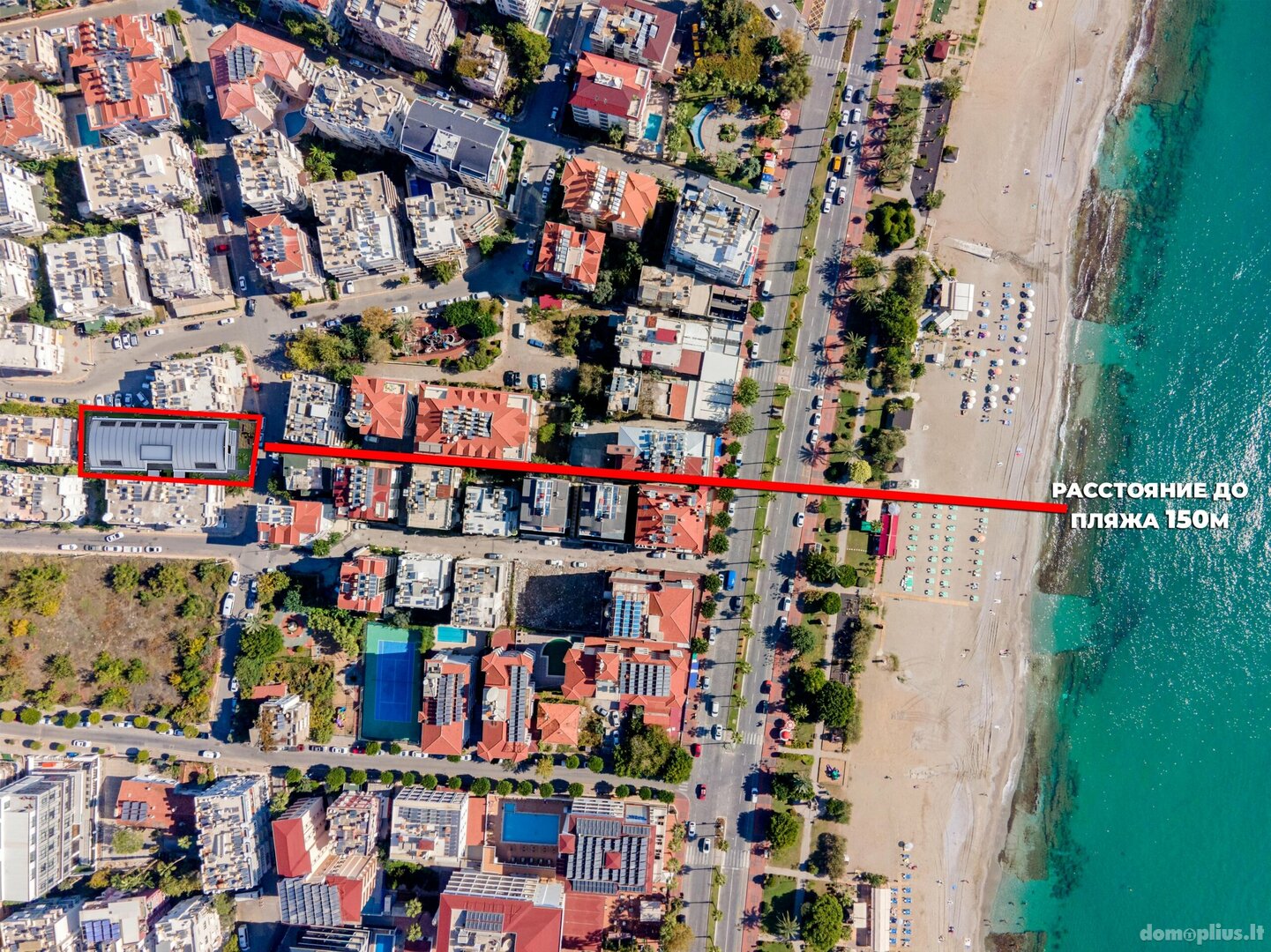 Parduodamas 3 kambarių butas Turkijoje, Alanya