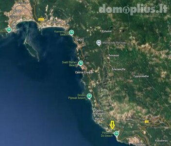 Parduodamas sklypas Serbija ir Juodkalnijoje, Budva