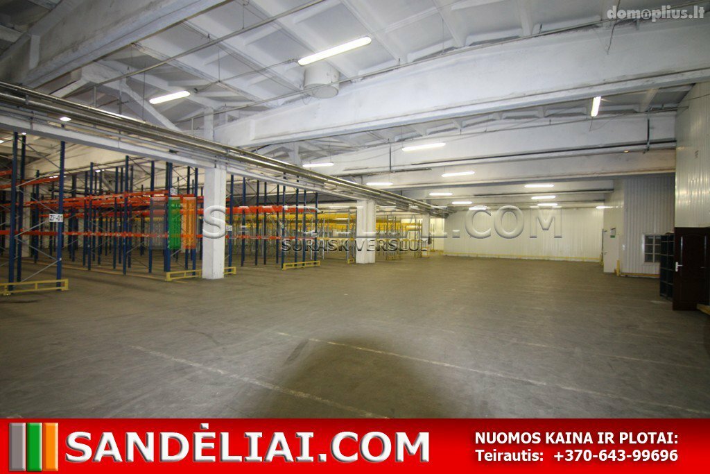 Office / Storage / Commercial/service Premises for rent Vilniuje, Kirtimuose, Meistrų g.