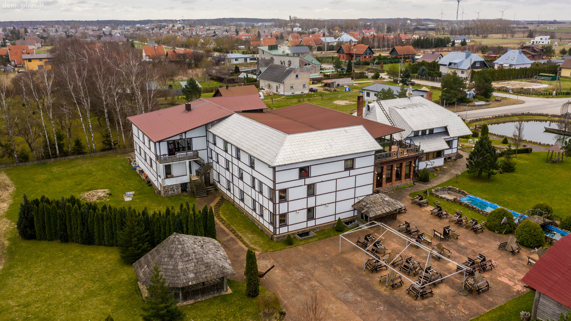 Parduodamos Turizmo ir rekreacijos / Maitinimo / Gyvenamosios patalpos Kretingos rajono sav., Vydmantuose, Liepų g.