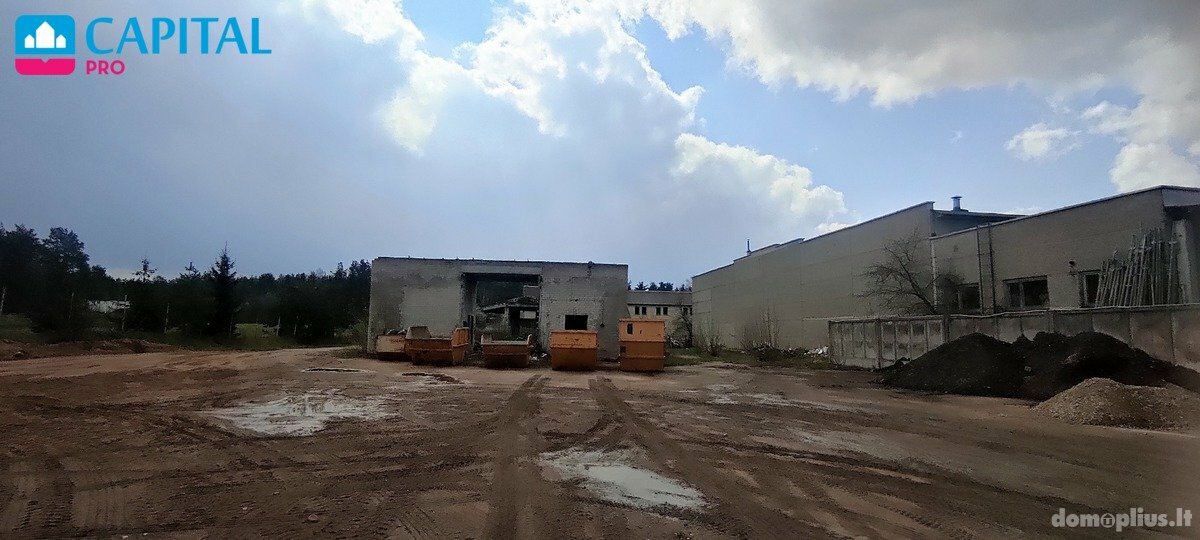 For sale Manufacture and storage / Storage / Commercial/service premises Trakų rajono sav., Trakuose, Aukštadvario g.