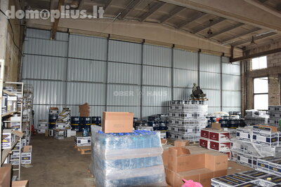 For sale Manufacture and storage premises Šiauliuose, Pabaliuose, Daubos g.