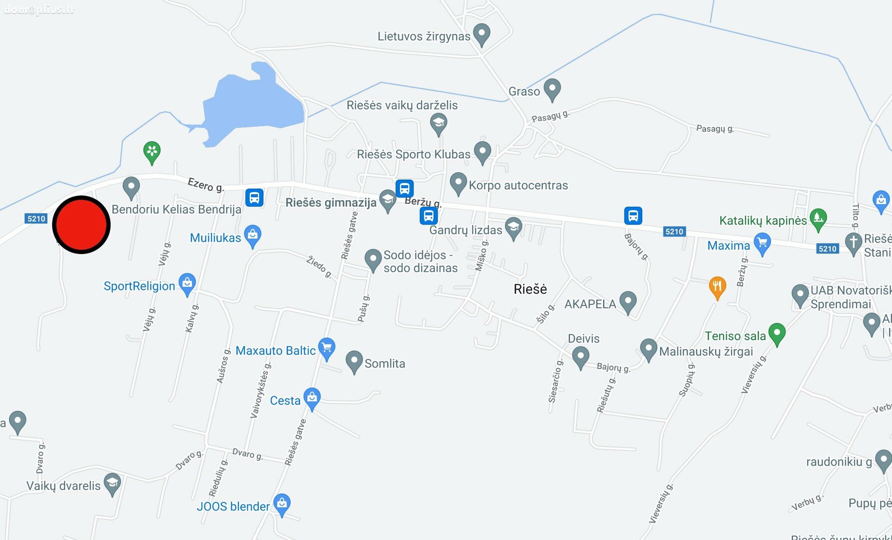 Parduodamos Sandėliavimo / Prekybos ir paslaugų / Gamybos ir sandėliavimo patalpos Vilniaus rajono sav., Riešėje, Ežero g.