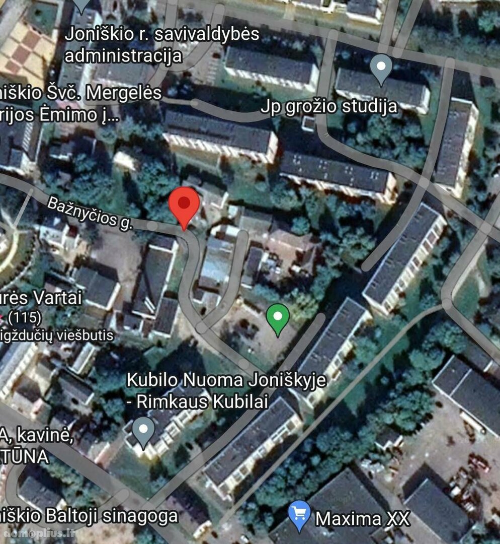 Parduodamos Prekybos ir paslaugų / Gamybos ir sandėliavimo patalpos Joniškio rajono sav., Joniškyje, Bažnyčios g.