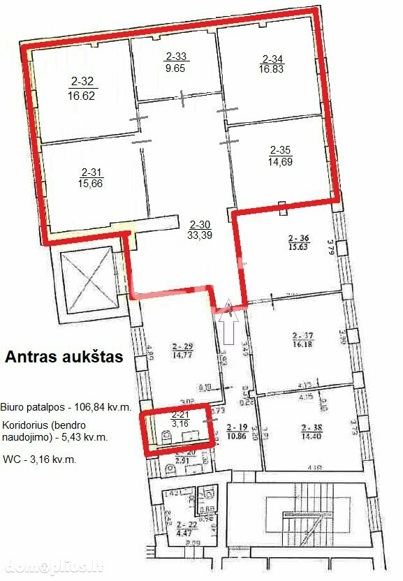 Biuro / Prekybos ir paslaugų / Kita Patalpų nuoma Klaipėdoje, Centre, Šaulių g.