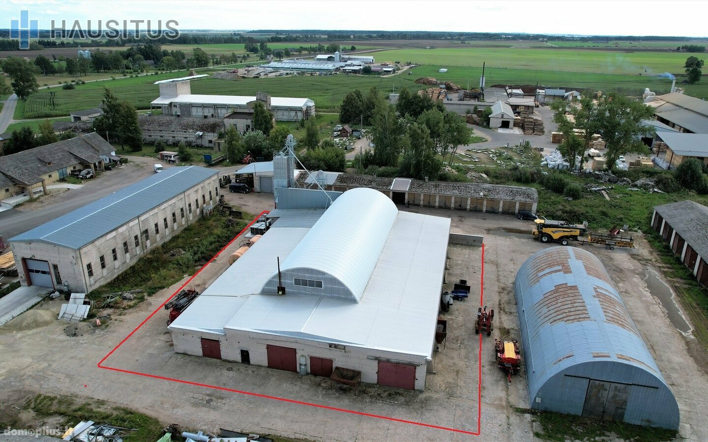 Parduodamos Sandėliavimo / Prekybos ir paslaugų / Gamybos ir sandėliavimo patalpos Šiaulių rajono sav., Dapkūnuose, Šiaulių g.