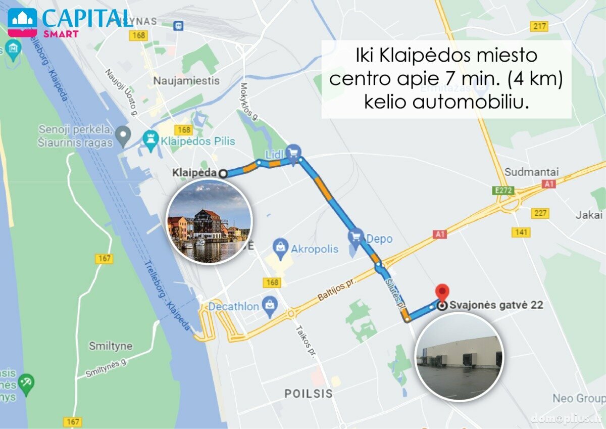 Sandėliavimo / Kita Patalpų nuoma Klaipėdoje, Debrecene, Svajonės g.