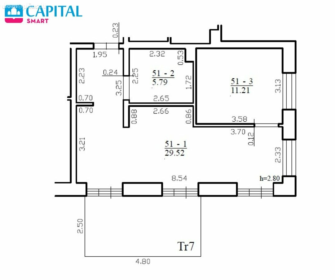 For sale Office / Commercial/service premises Vilniuje, Naujamiestyje, Eigulių g.