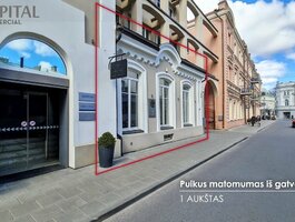 Biuro / Prekybos ir paslaugų Patalpų nuoma Vilniuje, Senamiestyje