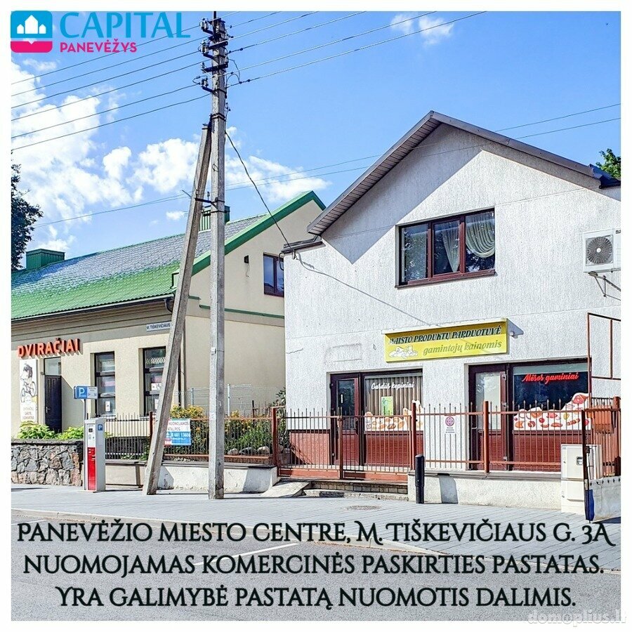 Office / Commercial/service Premises for rent Panevėžyje, Centre, M. Tiškevičiaus g.