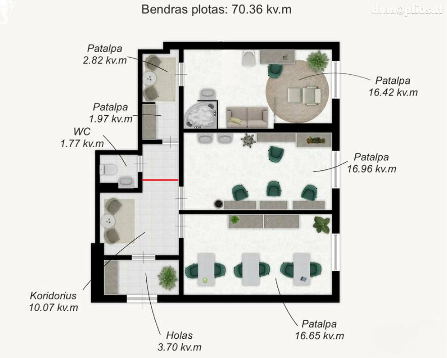 Parduodamos Prekybos ir paslaugų patalpos Vilniuje, Lazdynuose, Architektų g.