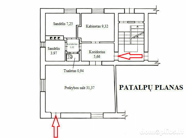 Biuro / Prekybos ir paslaugų / Kita Patalpų nuoma Panevėžyje, Centre, Ukmergės g.
