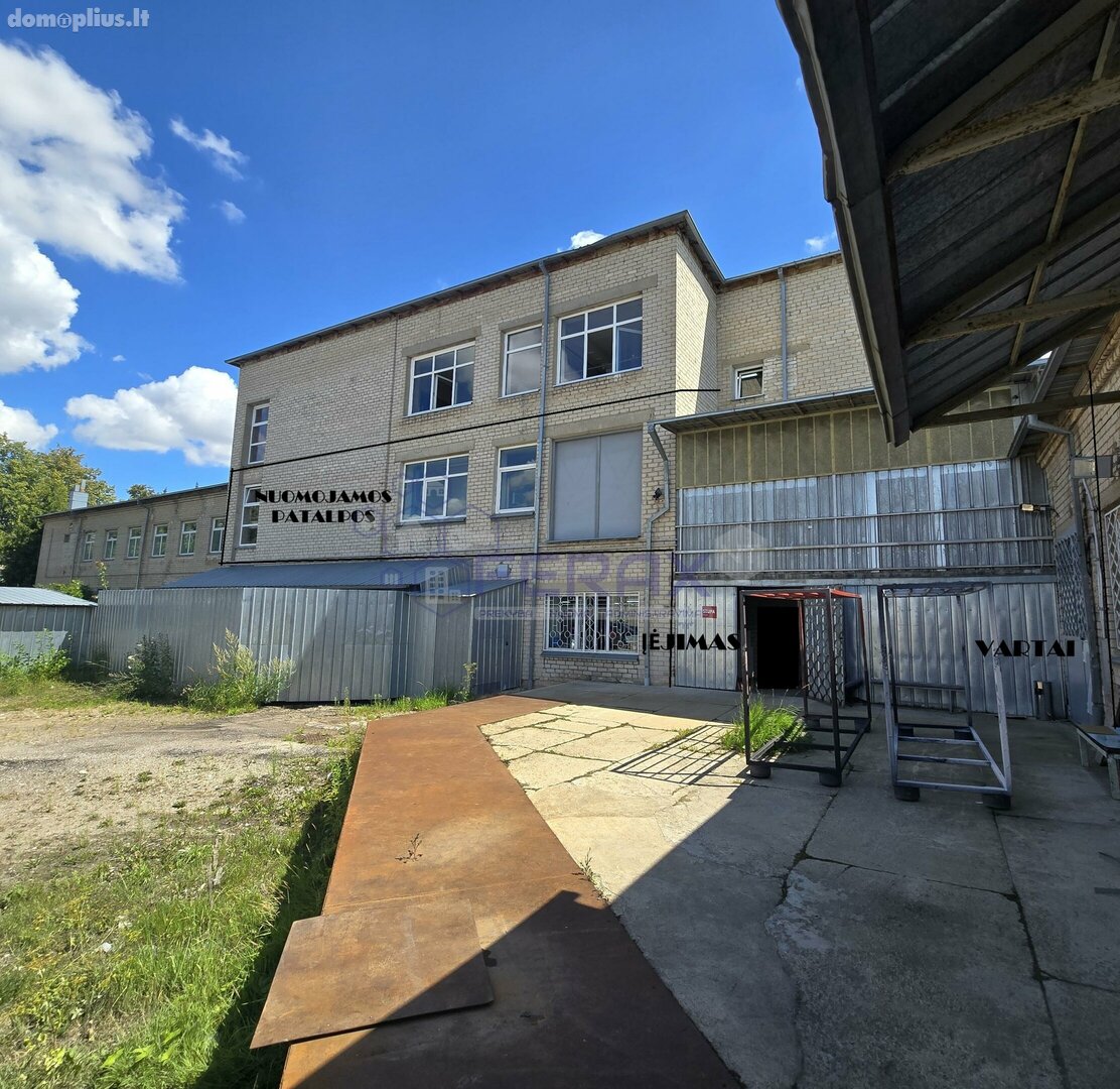Sandėliavimo / Prekybos ir paslaugų / Gamybos ir sandėliavimo Patalpų nuoma Šiauliuose, Gubernijoje, Žemaitės g.