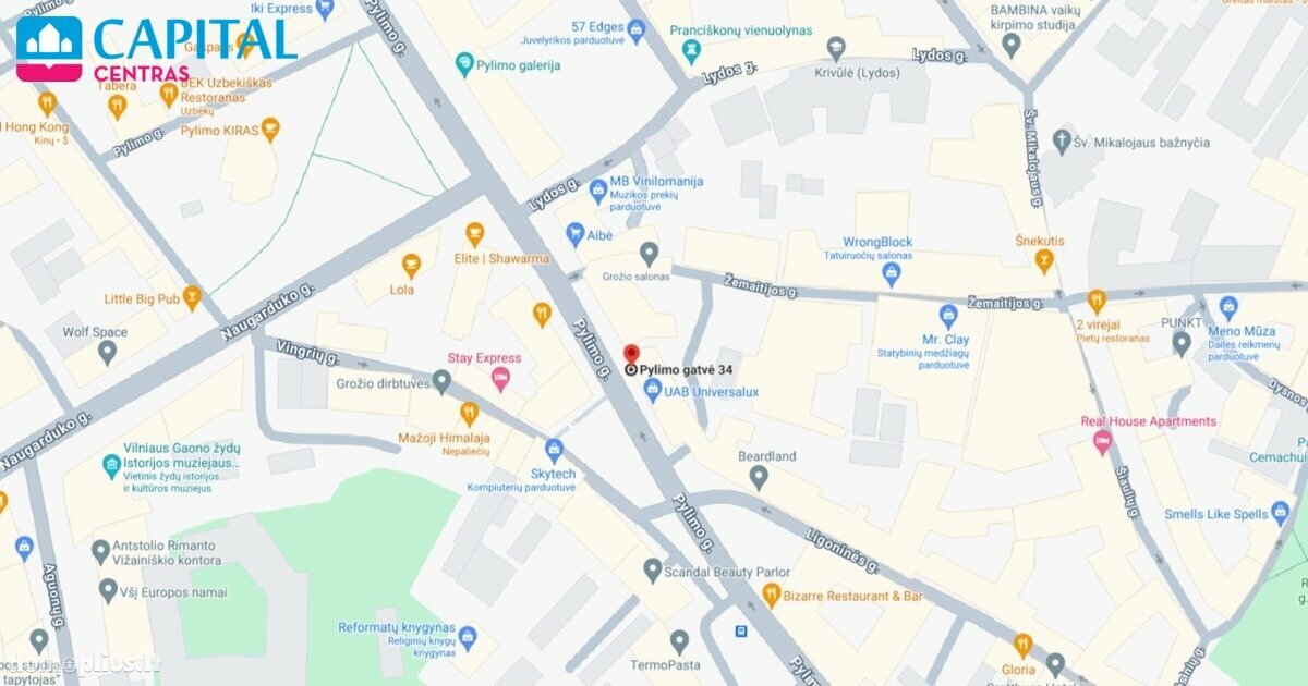 Для бюро / Прочее Помещения в аренду Vilniuje, Senamiestyje, Pylimo g.