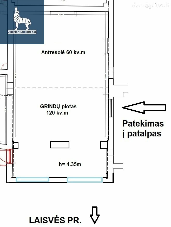 Parduodamos Biuro patalpos Vilniuje, Šeškinėje