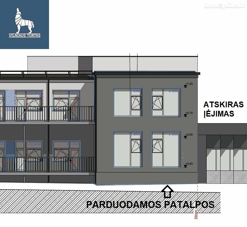 Parduodamos Biuro patalpos Vilniuje, Šeškinėje