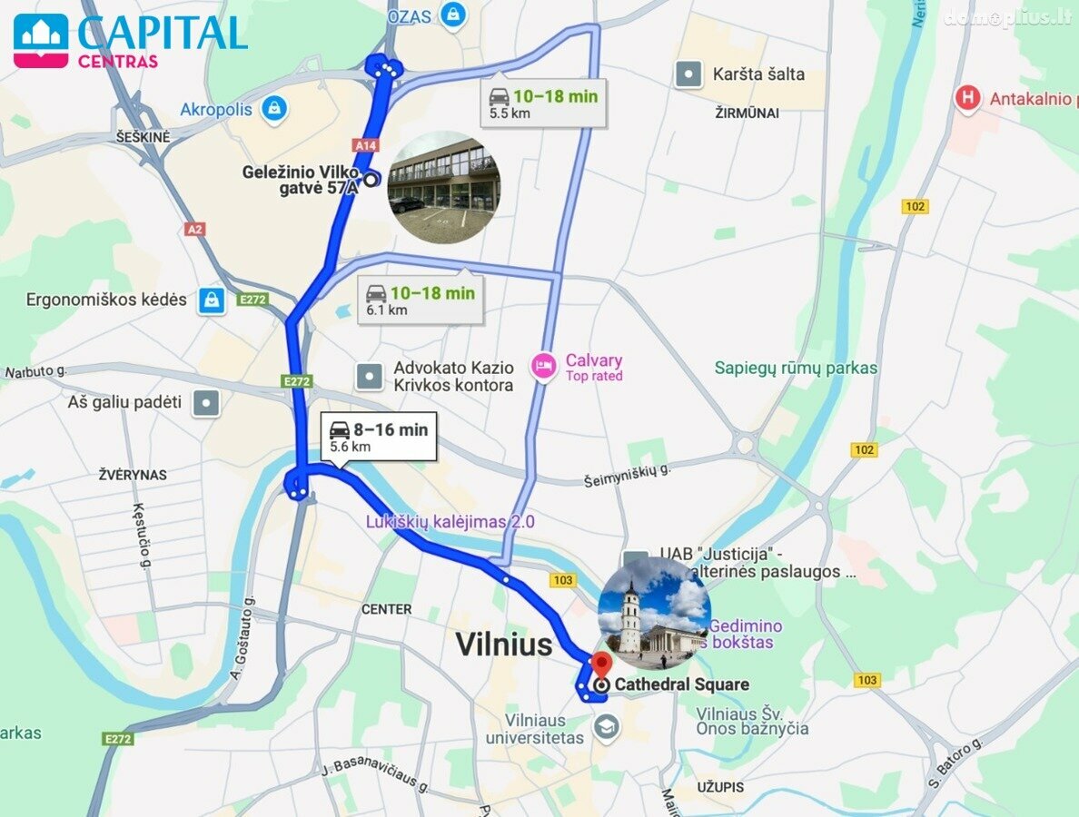 Parduodamos Biuro / Gamybos ir sandėliavimo patalpos Vilniuje, Šnipiškėse, Geležinio Vilko g.