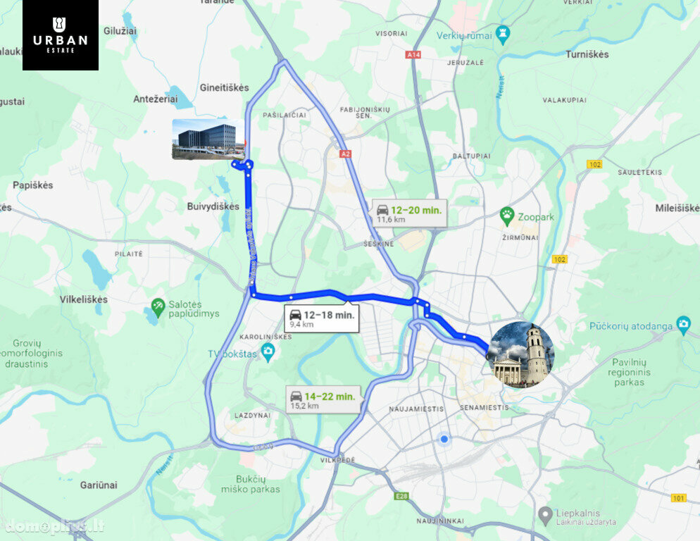Biuro / Gamybos ir sandėliavimo Patalpų nuoma Vilniuje, Justiniškėse