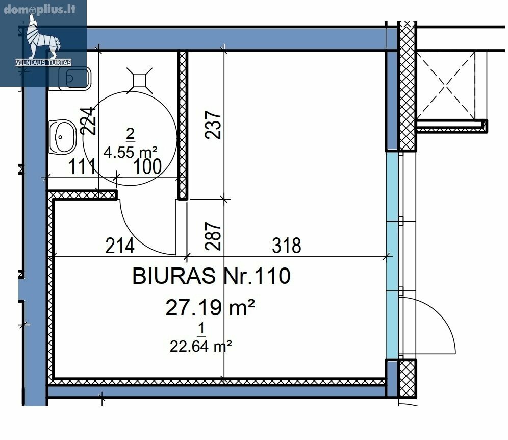 Parduodamos Biuro patalpos Vilniuje, Šnipiškėse
