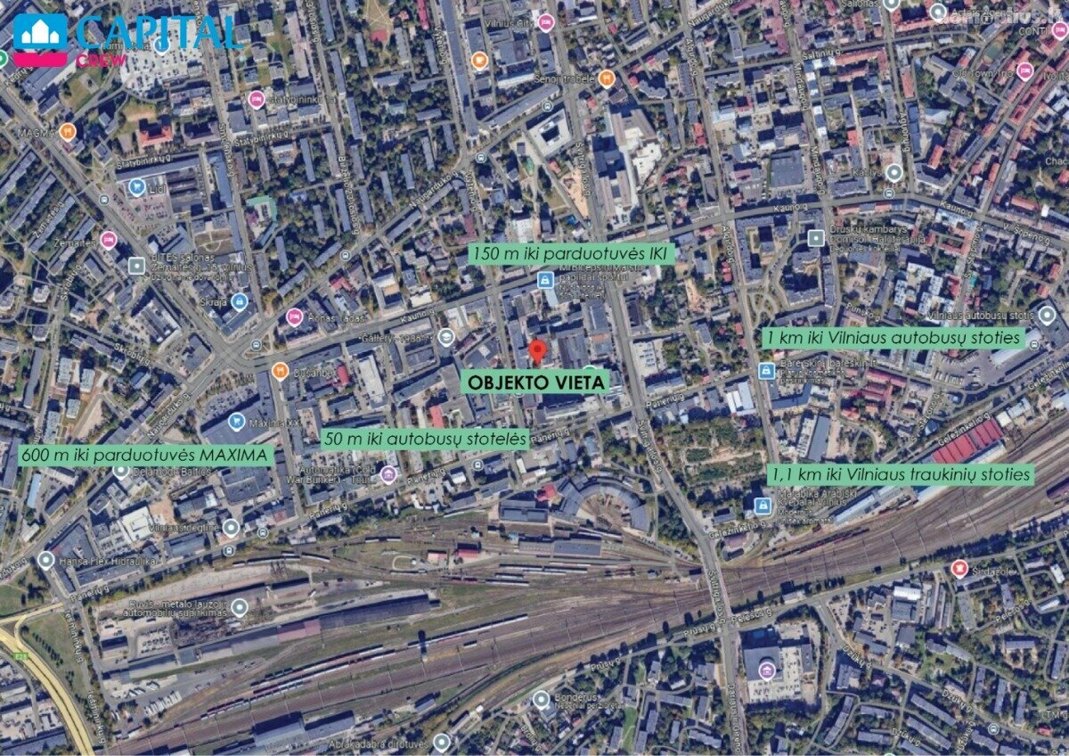 Biuro / Sandėliavimo Patalpų nuoma Vilniuje, Naujamiestyje, Vytenio g.