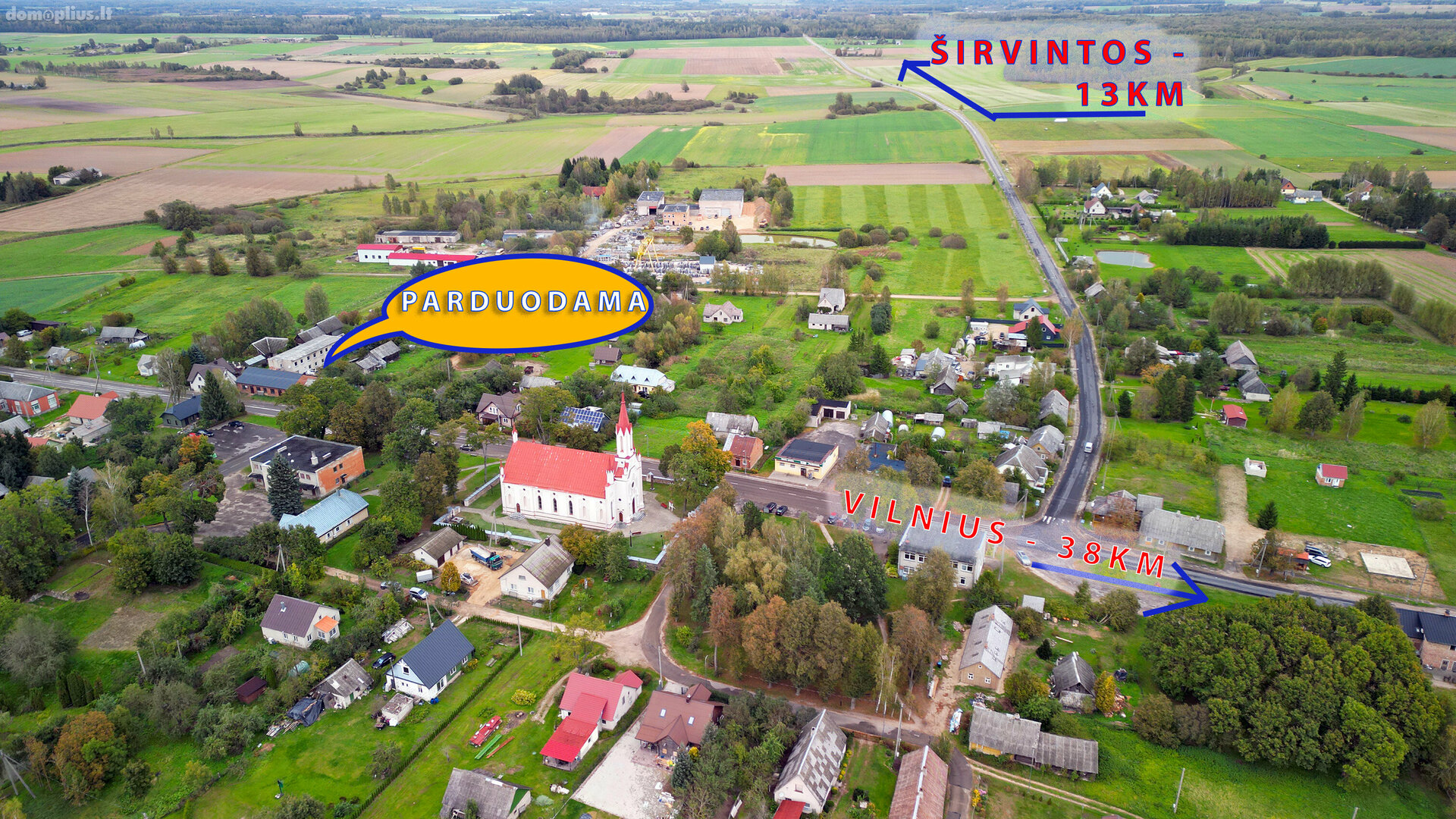 Parduodamos Gamybos ir sandėliavimo patalpos Širvintų rajono sav., Musninkuose, Gelvonų g.