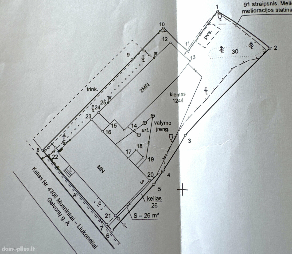 Parduodamos Gamybos ir sandėliavimo patalpos Širvintų rajono sav., Musninkuose, Gelvonų g.