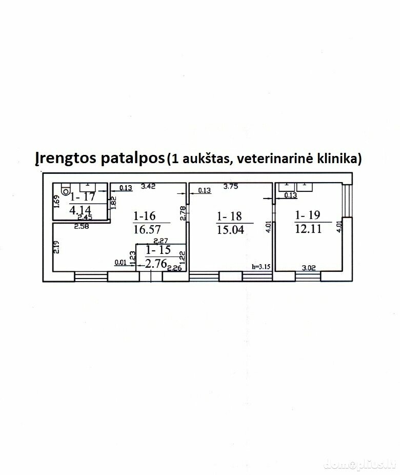 Parduodamos  patalpos Druskininkų sav., Druskininkuose, Gardino g.