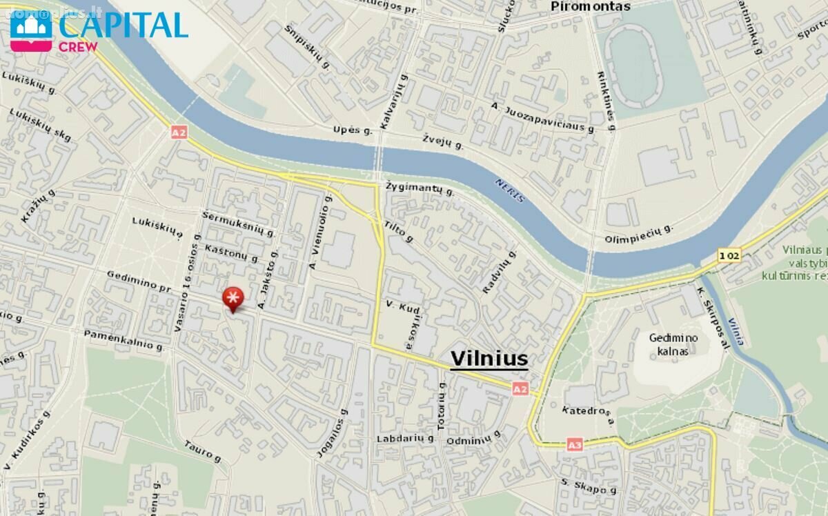 Biuro / Gamybos ir sandėliavimo Patalpų nuoma Vilniuje, Senamiestyje, Gedimino pr.