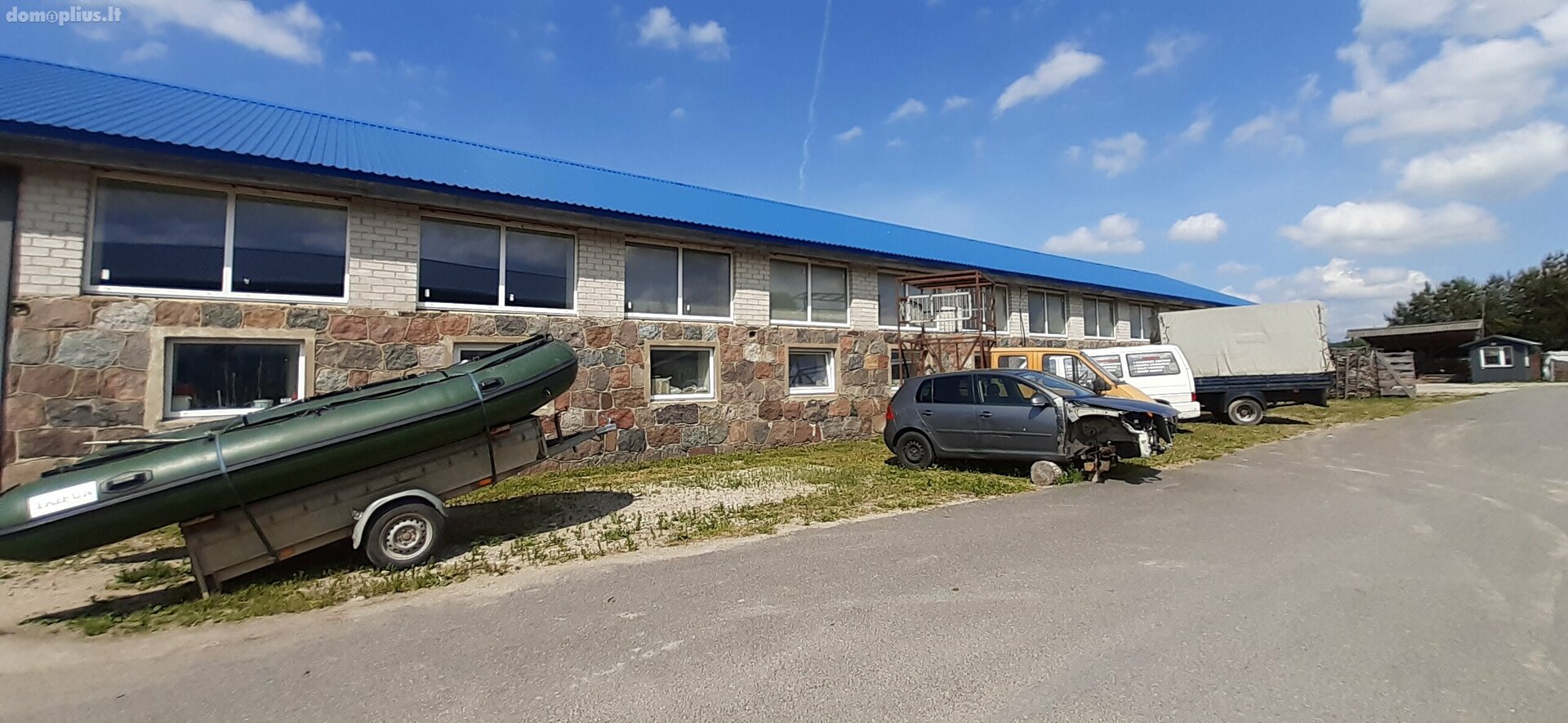 Parduodamos Sandėliavimo / Gamybos ir sandėliavimo patalpos Klaipėdos rajono sav., Grobštuose, Klaipėdos g.