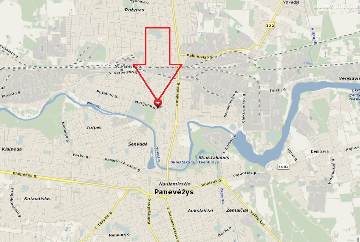 Prekybos ir paslaugų / Kita Patalpų nuoma Panevėžyje, Centre, Marijonų g.