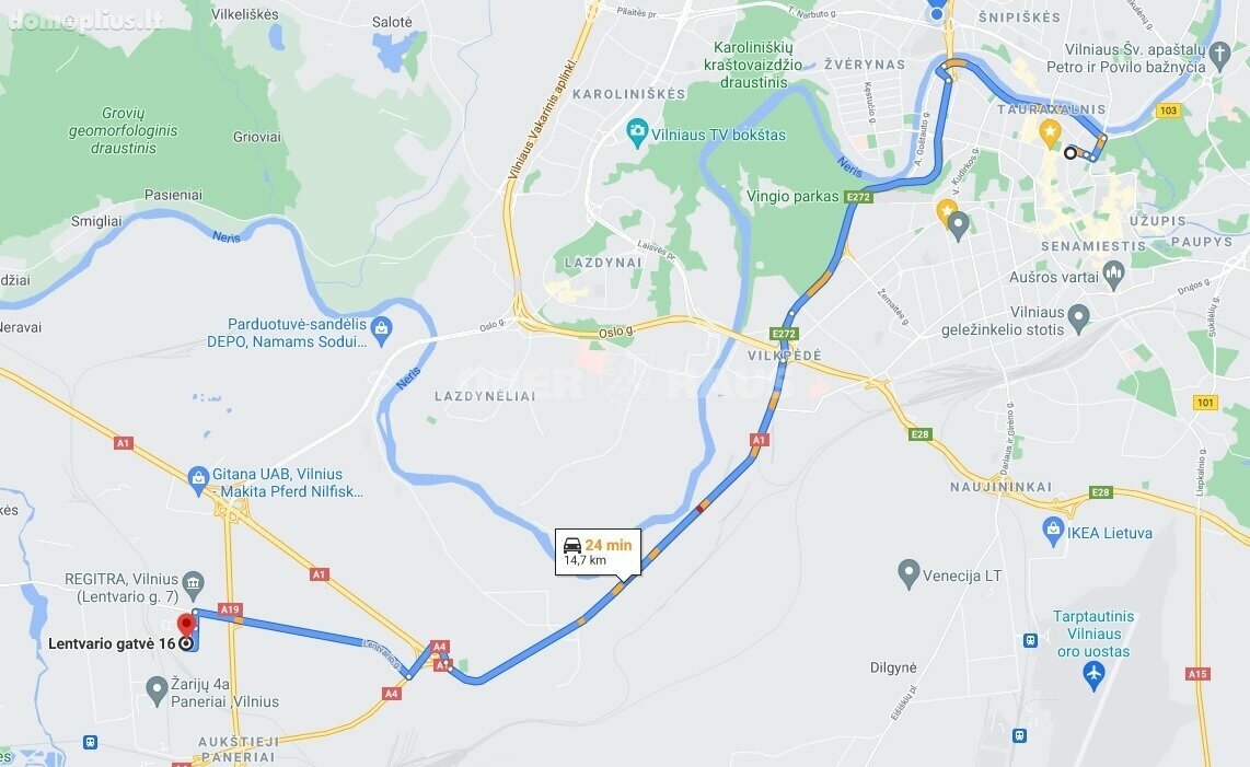 Производственнoe и складскoe Помещения в аренду Vilniuje, Aukštieji Paneriai, Lentvario g.