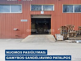Gamybos ir sandėliavimo Patalpų nuoma Trakų rajono sav., Lentvaryje, Klevų al.