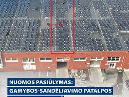 Gamybos ir sandėliavimo Patalpų nuoma Trakų rajono sav., Lentvaryje, Klevų al.