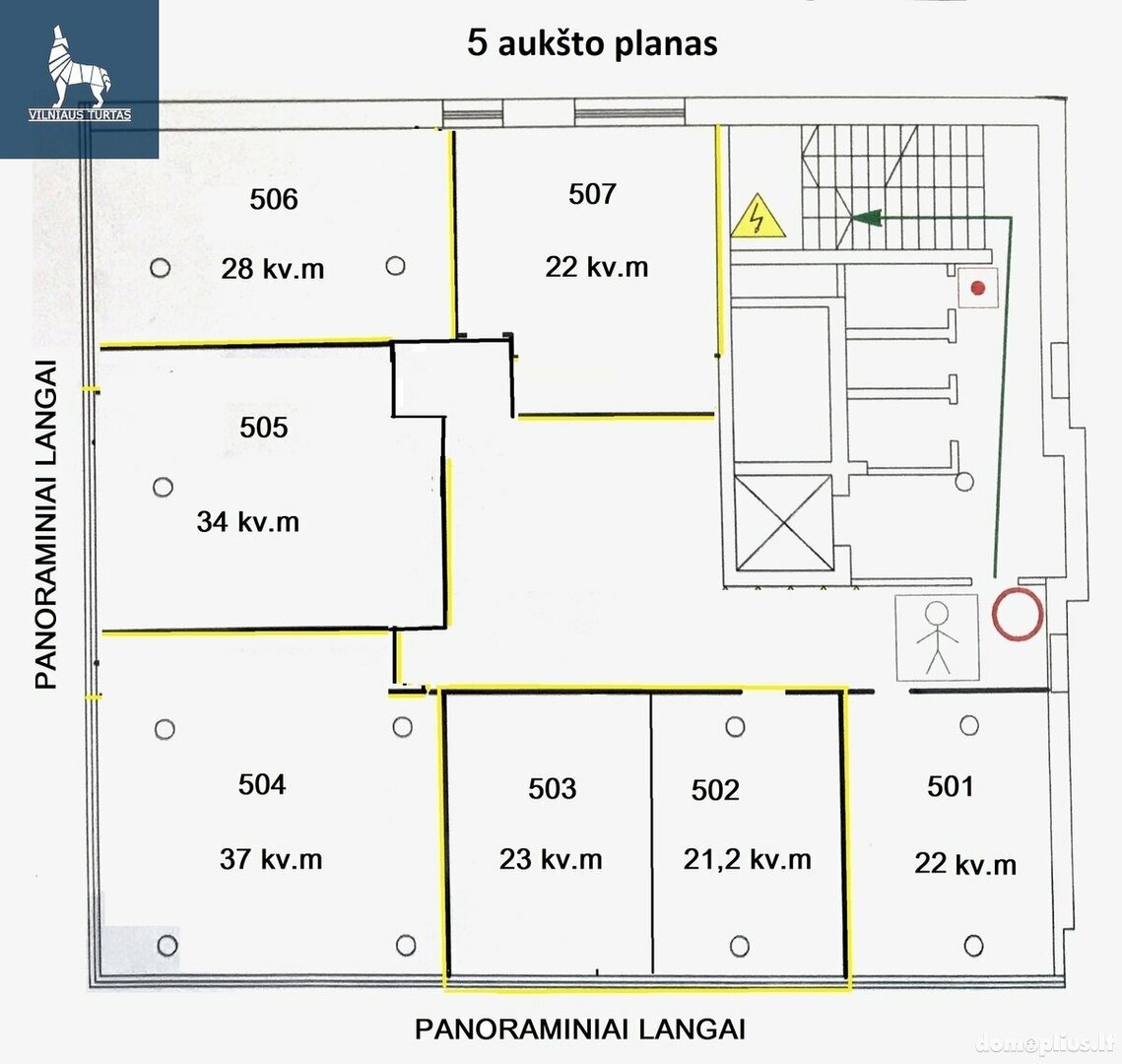 Biuro Patalpų nuoma Vilniuje, Tarandėje