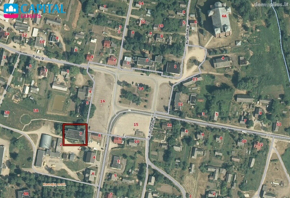 Parduodamos Biuro / Kita patalpos Rokiškio rajono sav., Kamajuose, A. Strazdo a.