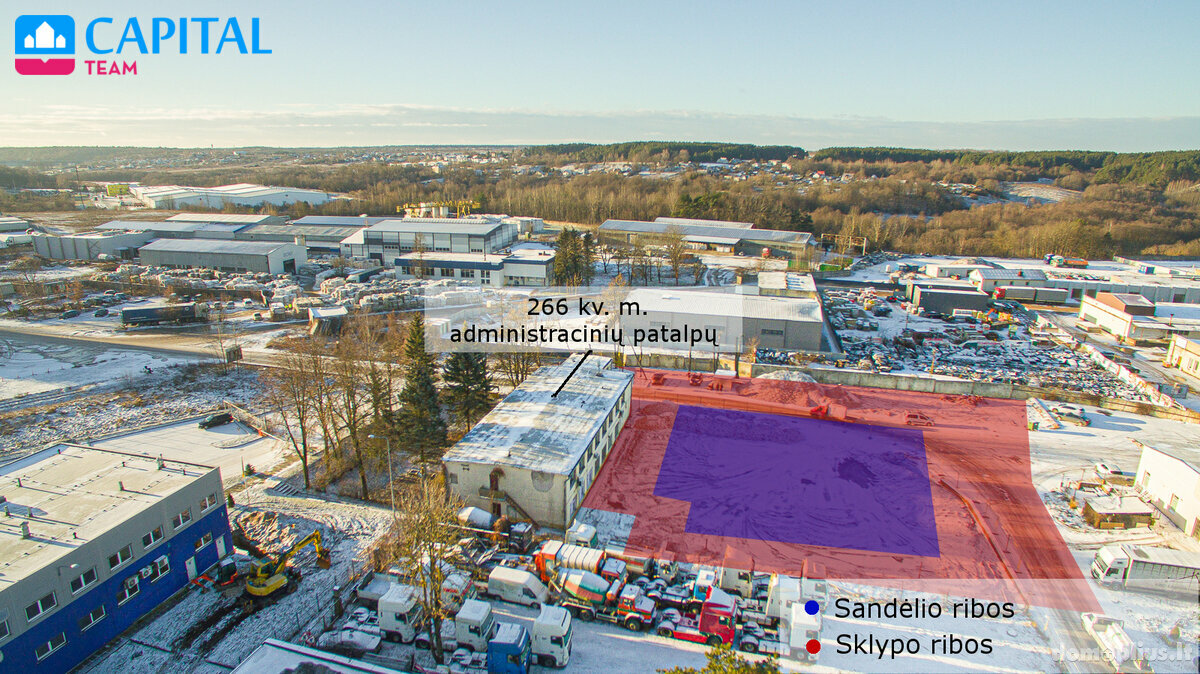 Parduodamos Gamybos ir sandėliavimo / Sandėliavimo / Kita patalpos Vilniuje, Aukštieji Paneriai, Sandėlių g.