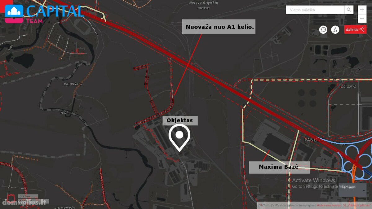 Parduodamos Gamybos ir sandėliavimo / Sandėliavimo / Kita patalpos Vilniuje, Aukštieji Paneriai, Sandėlių g.