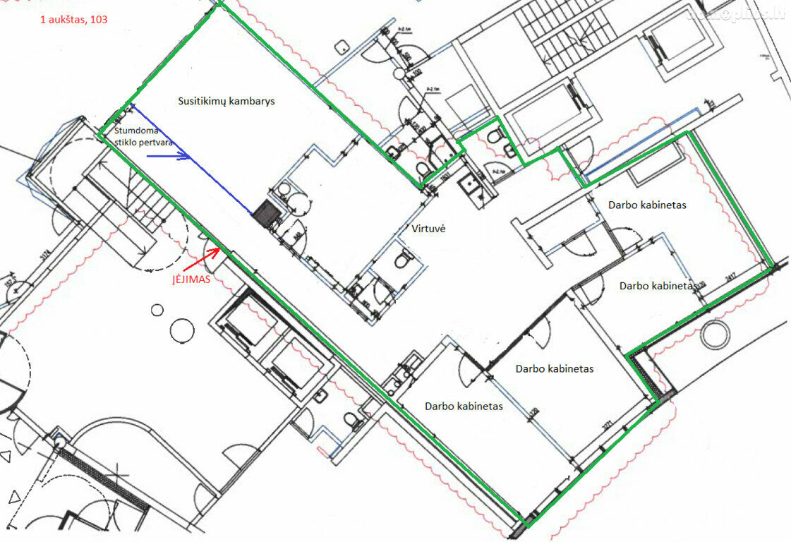 Office Premises for rent Vilniuje, Šnipiškėse, Konstitucijos pr.
